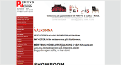 Desktop Screenshot of percysdesign.se