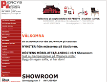 Tablet Screenshot of percysdesign.se